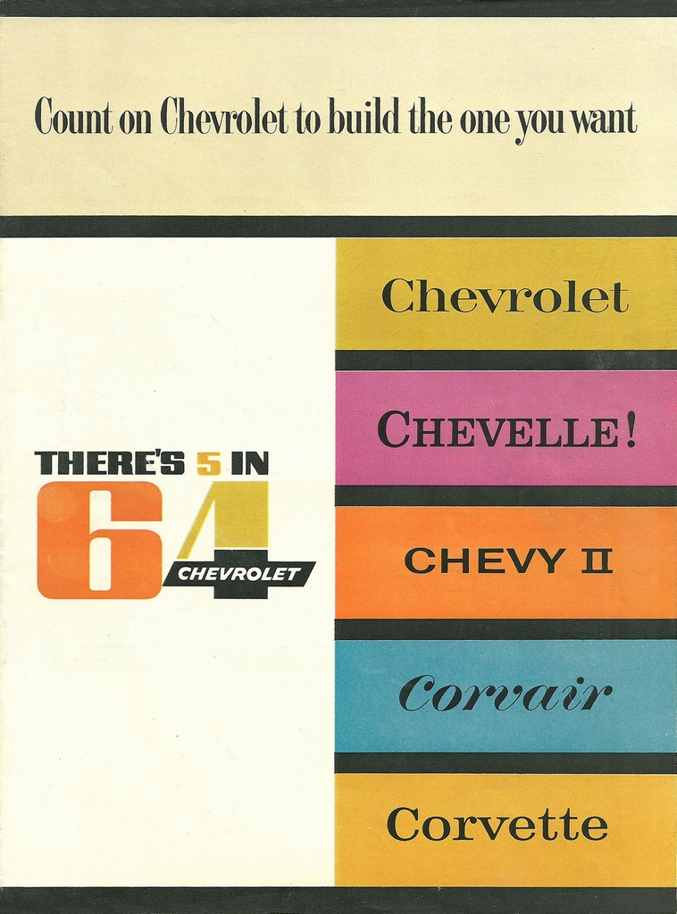1964 Chevrolet Full Line Brochure